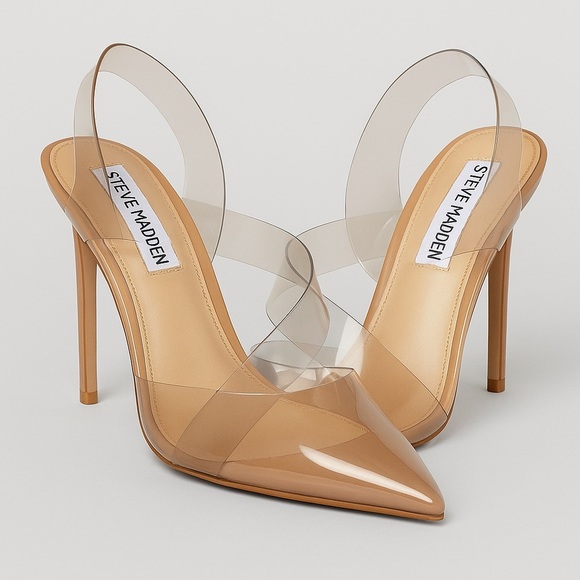 Steve Madden Vienne Clear Strap Heeled Sandal – Size 7M barely worn - Picture 7 of 7